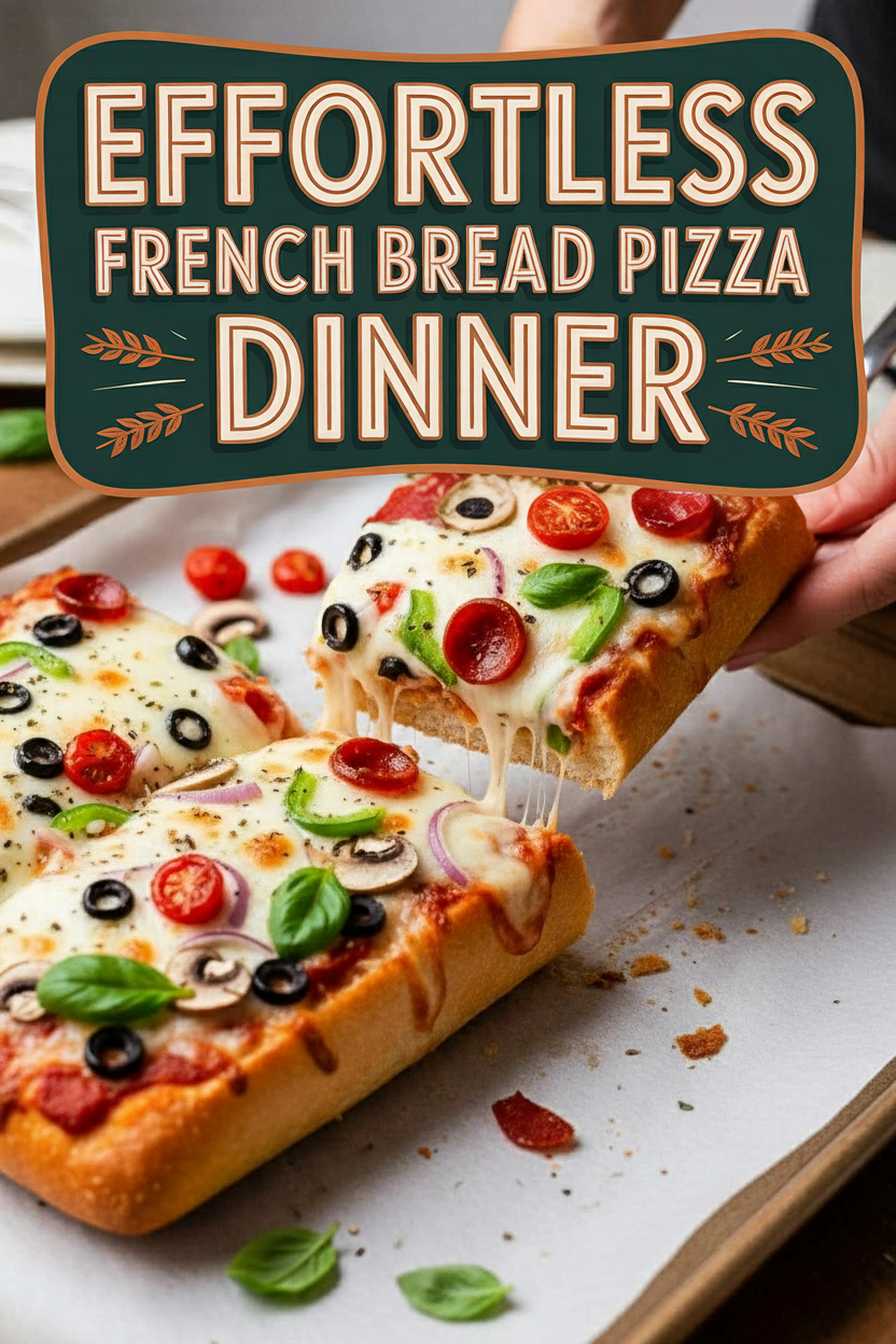 Effortless French Bread Pizza Dinner