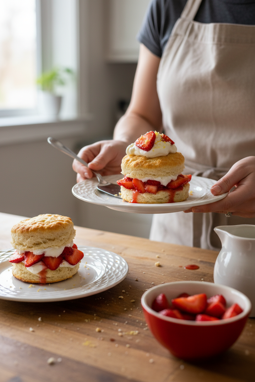 Flaky Biscuit Strawberry Shortcake Perfection