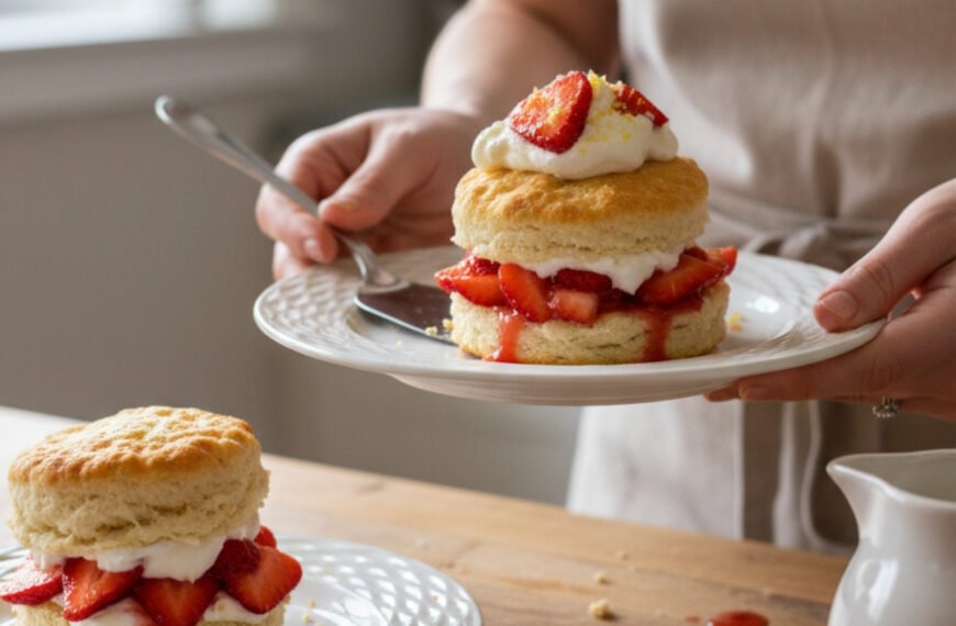 Best Homemade Strawberry Shortcake with Flaky Biscuits