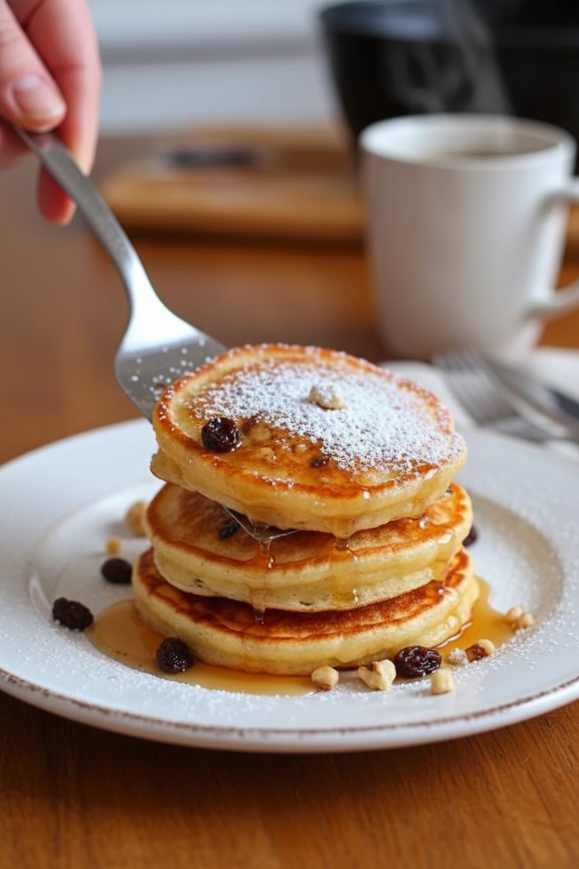 Fluffy Apple Yogurt Pancakes Recipe