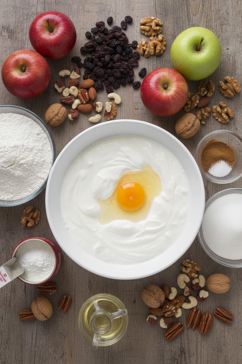 Fluffy Apple Yogurt Pancakes Recipe