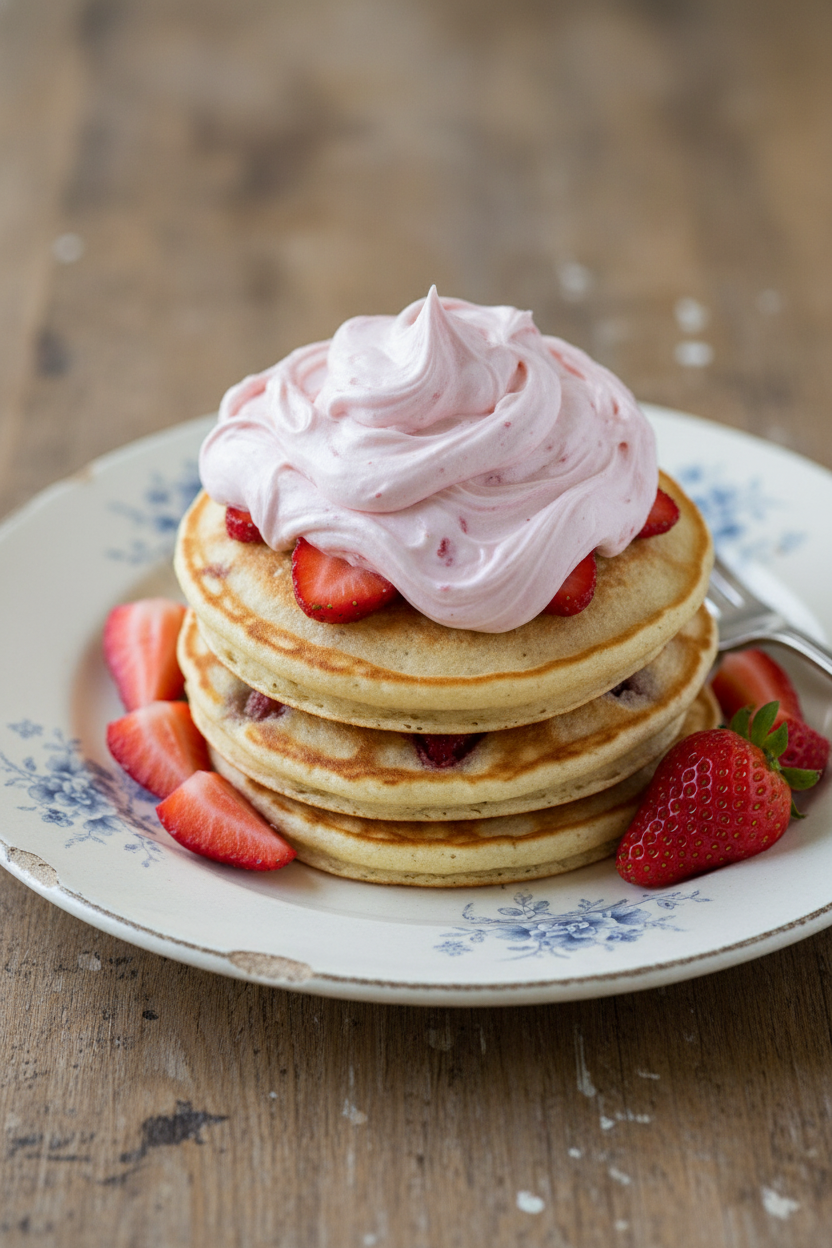 Fluffy Strawberry Marshmallow Buttercream Frosting Recipe