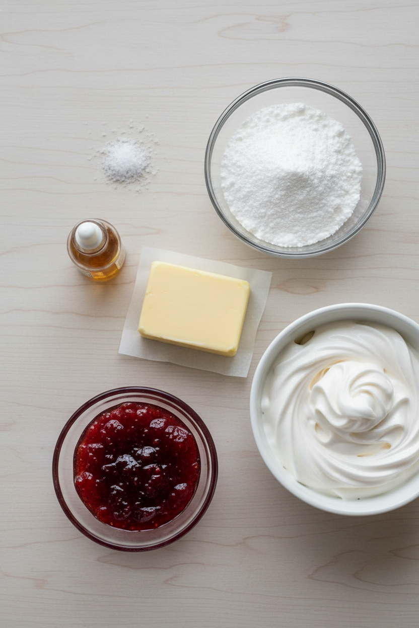 Fluffy Strawberry Marshmallow Buttercream Frosting Recipe