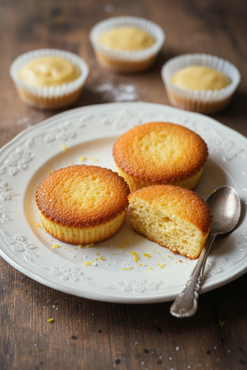 Fluffy Warm Water Bath Sponge Muffins