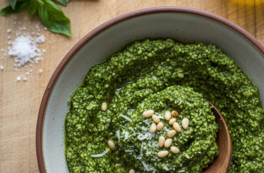 Fresh Basil Pine Nut Pesto Perfection