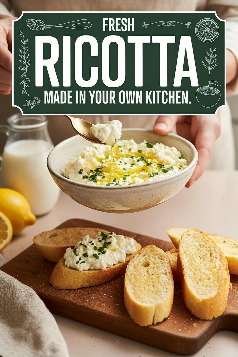 Fresh Ricotta Made in Your Own Kitchen