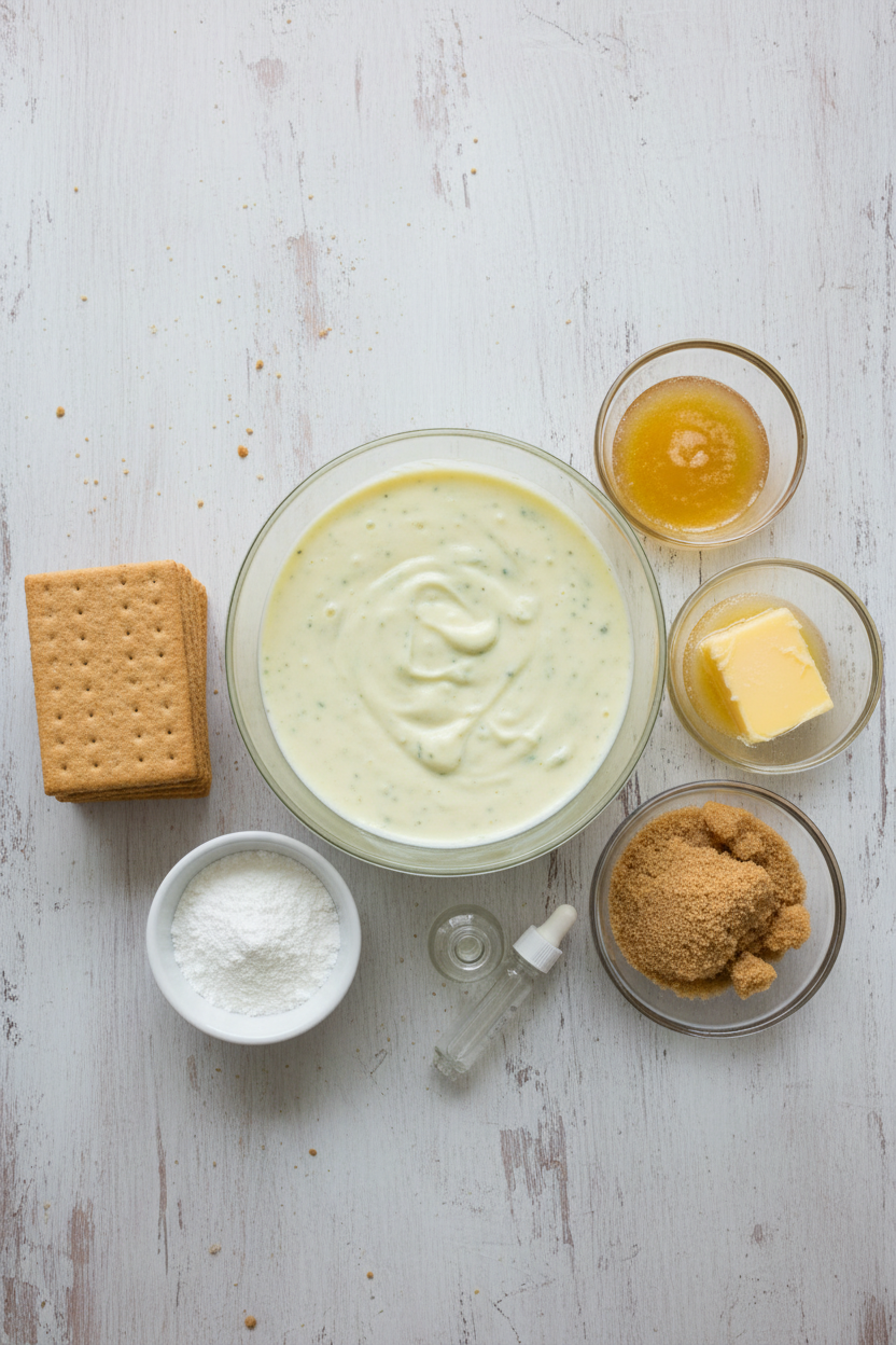 Frozen Mint Cream Pie with Graham Cracker Crust