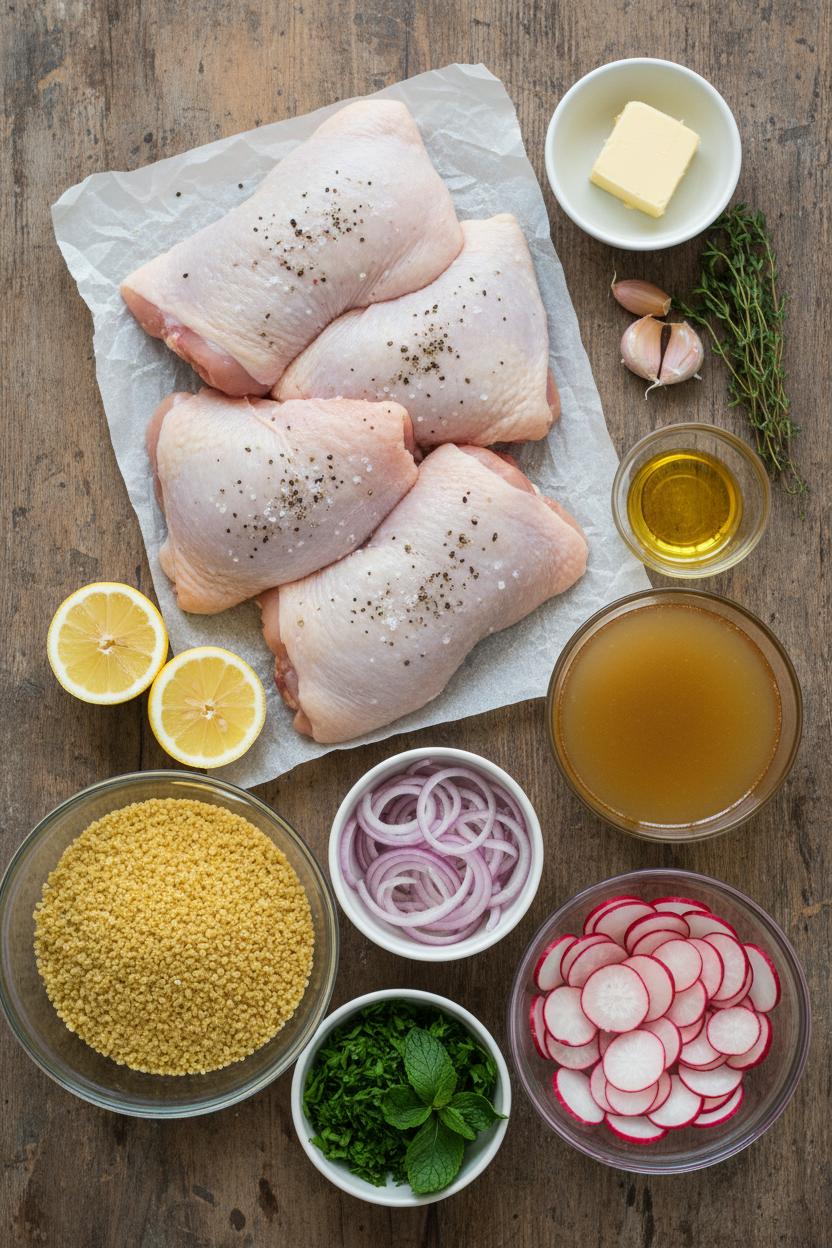Garlic Butter Chicken with Spring Vegetables