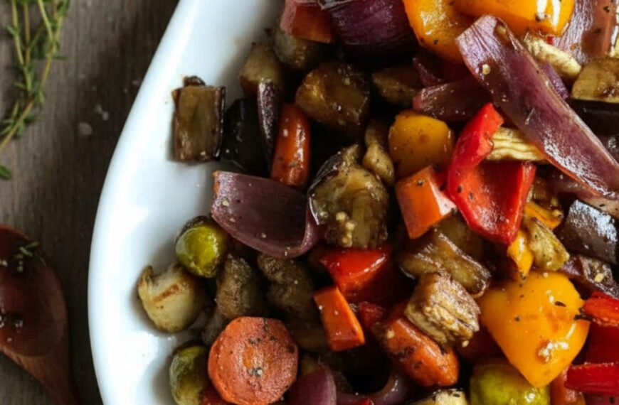 Glazed Honey Balsamic Roasted Roots