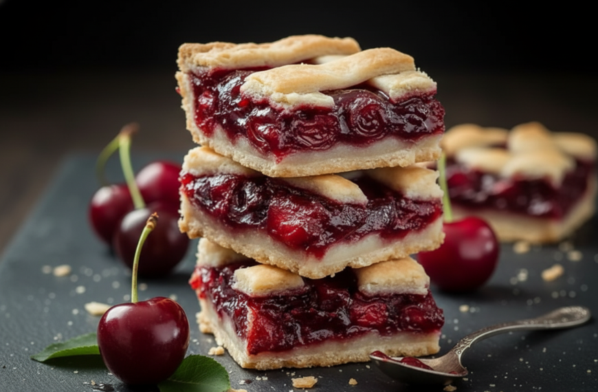A Taste of Cherished Memories: Grandmas Cherry Almond Bliss Bars Nostalgic Cherry Almond Oat Bars