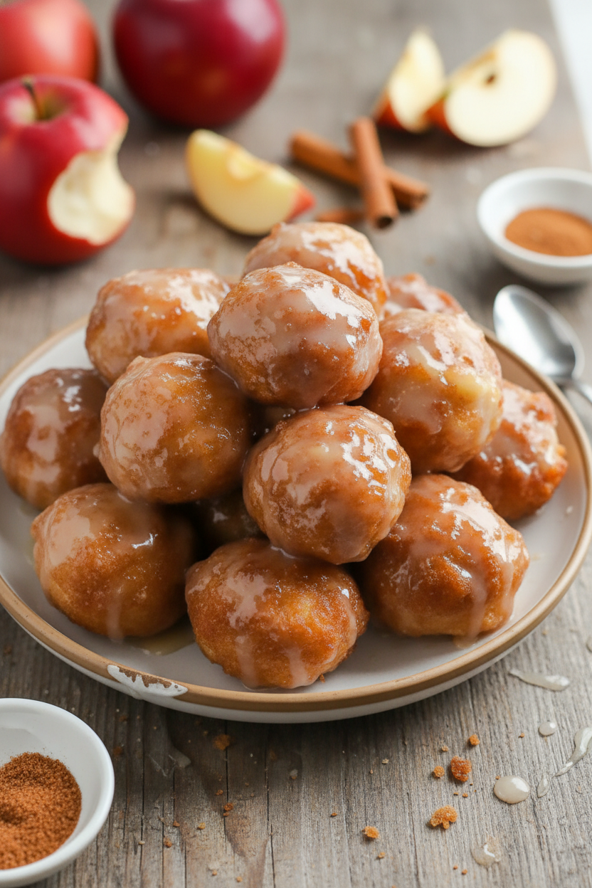 Grandmas Easy Apple Fritter Bites Recipe