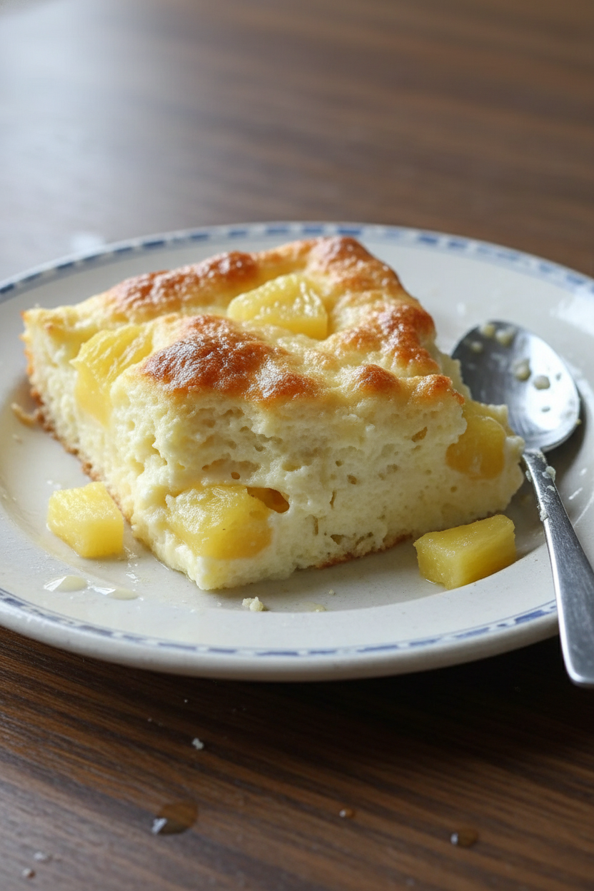 Grandmas Pineapple Cream Cheese Cobbler Recipe