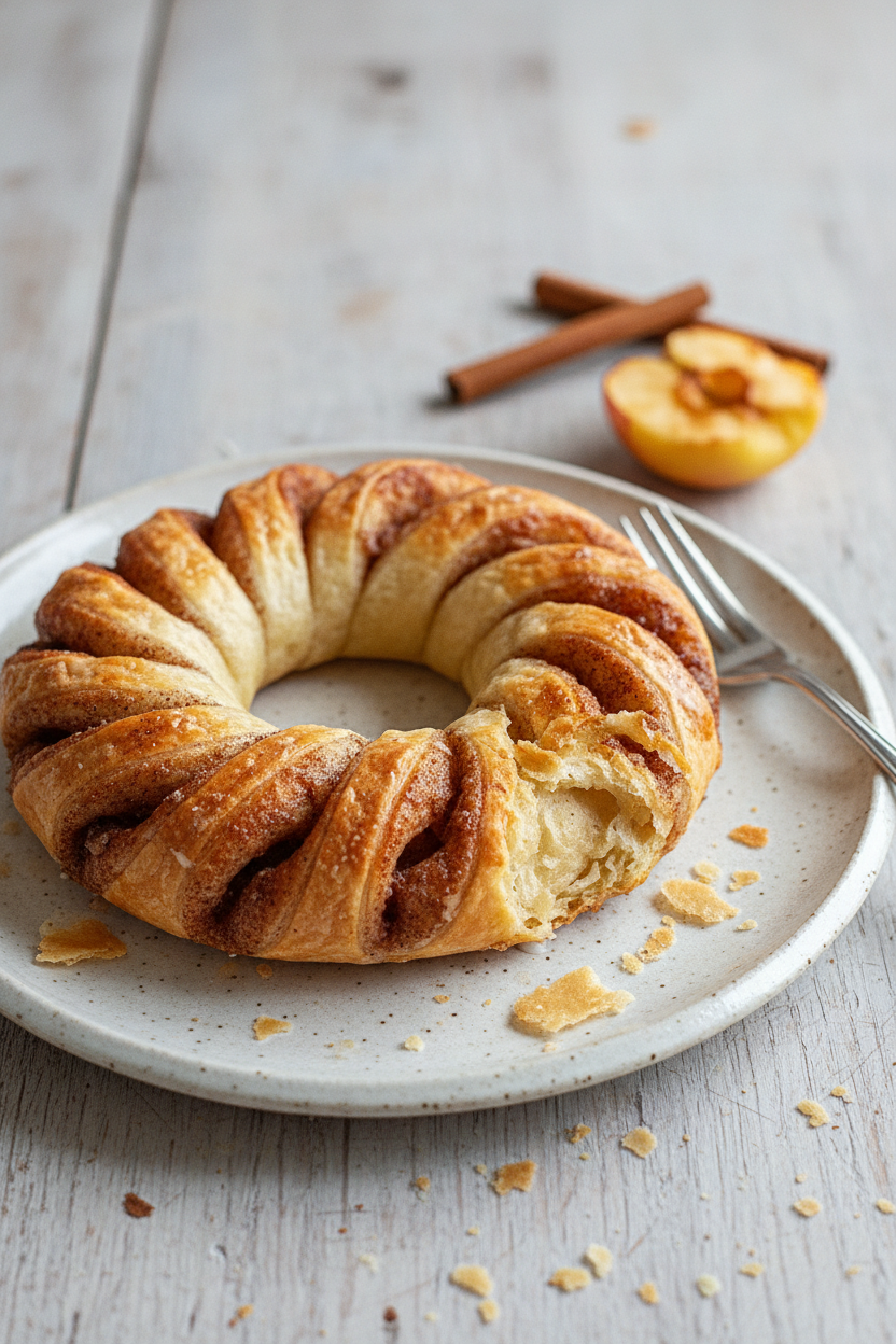 Grandmas Secret Apple Kringle with Vanilla Glaze
