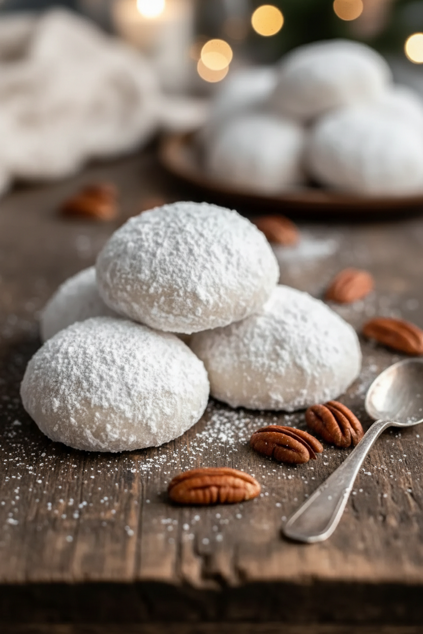 Grandmas Secret Nut Butter Snowball Cookies