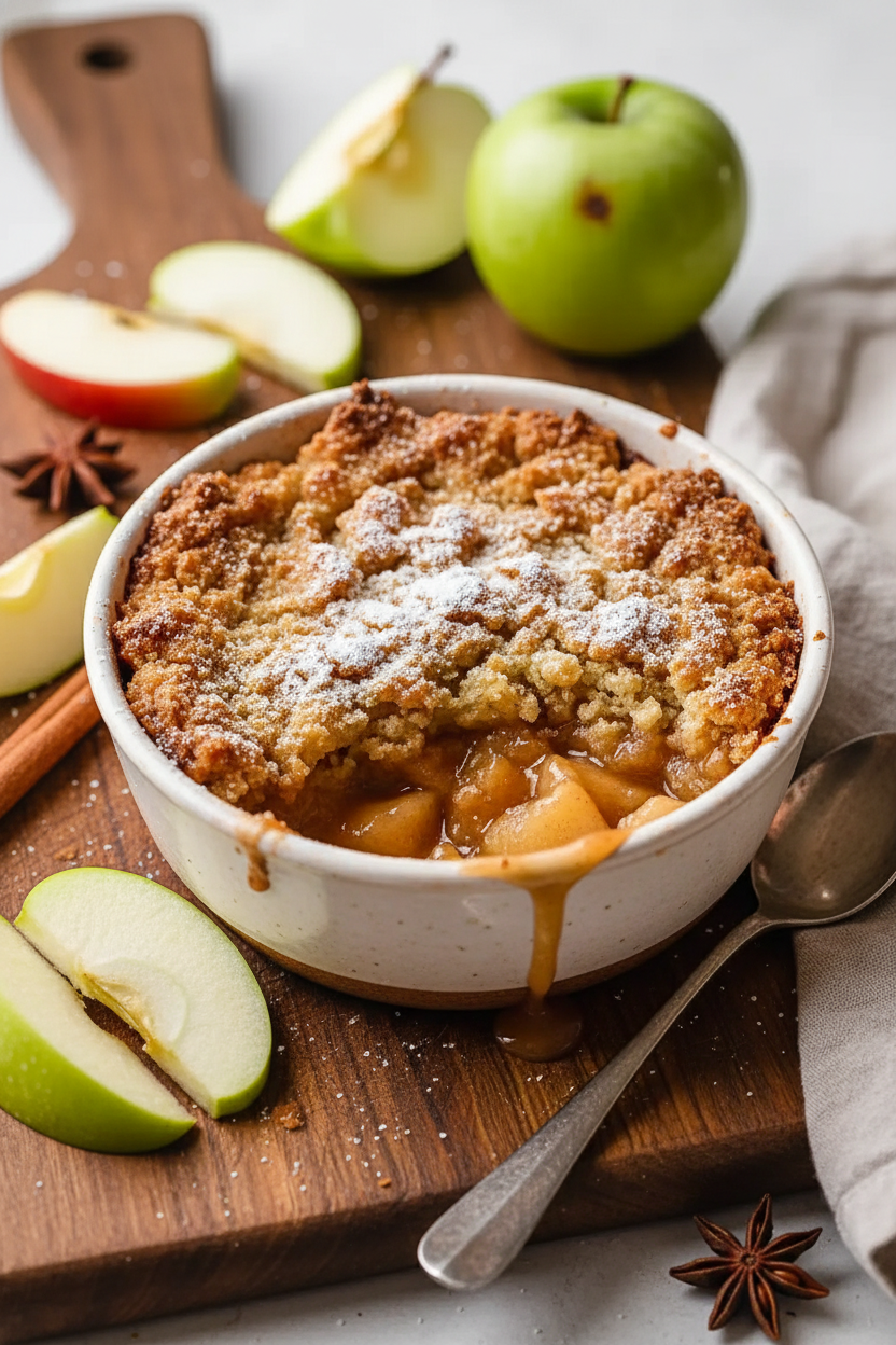 Grandmas Secret Spiced Apple Cobbler Recipe