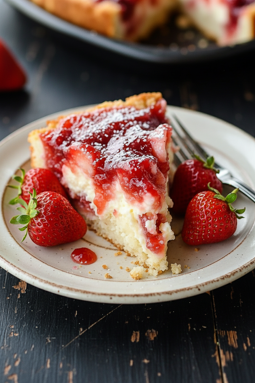 Grandmas Secret Strawberry Cream Cheese Cake