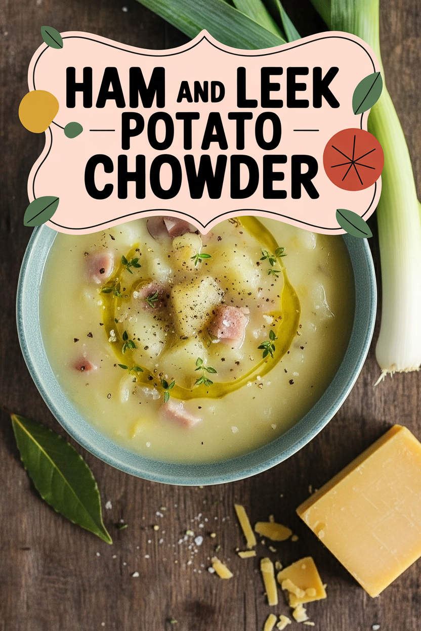 Ham and Leek Potato Chowder