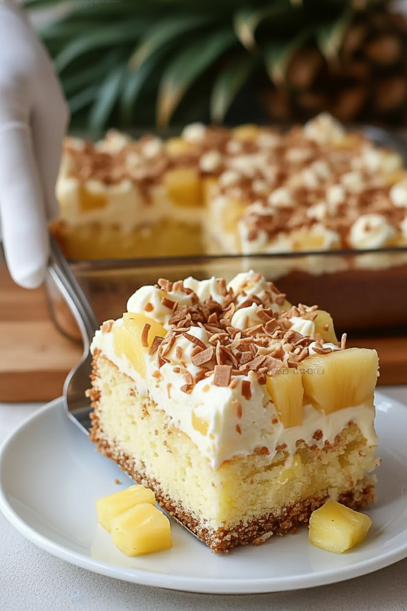 Hawaiian Pineapple Cake Recipe