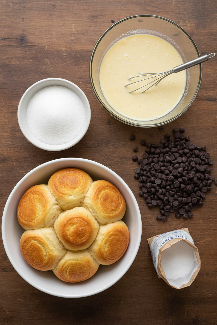 Hawaiian Roll Boston Cream Bites