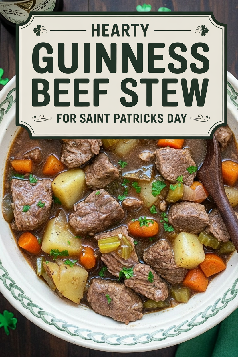 Hearty Guinness Beef Stew for Saint Patricks Day