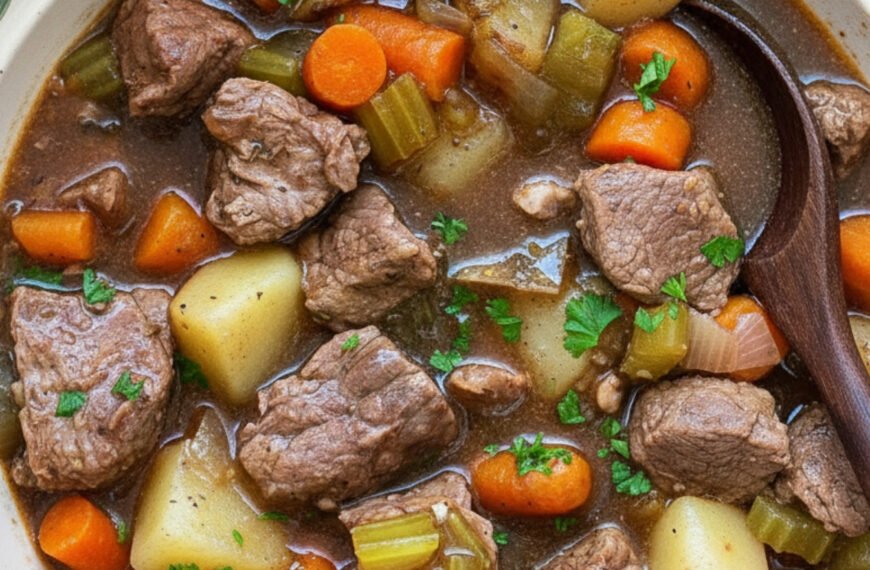 Hearty Guinness Beef Stew for Saint Patricks Day