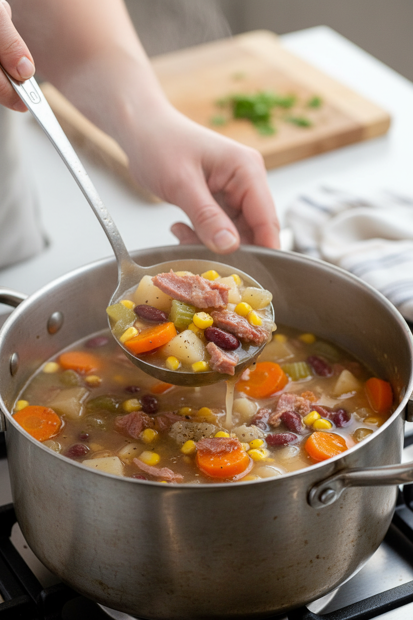 Hearty Ham and Potato Soup