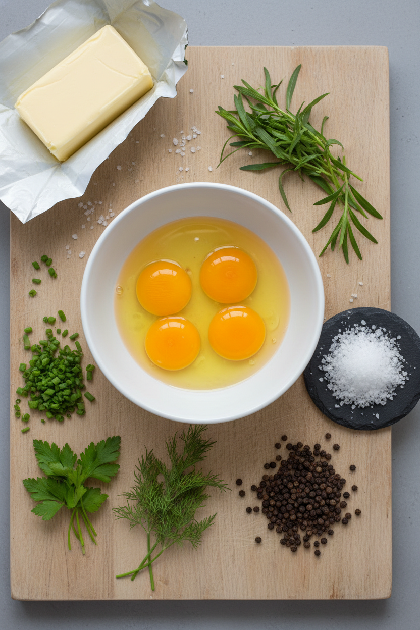 Herbed French Omelette Elegance