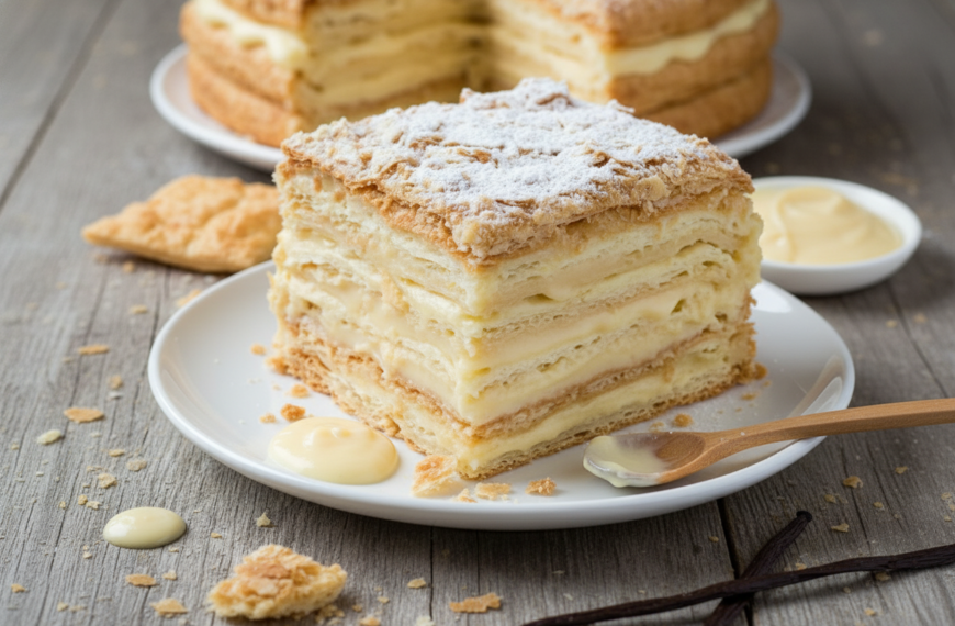 Mastering the Classic Napoleon: A Homemade Journey of Flaky Layers and Rich Custard