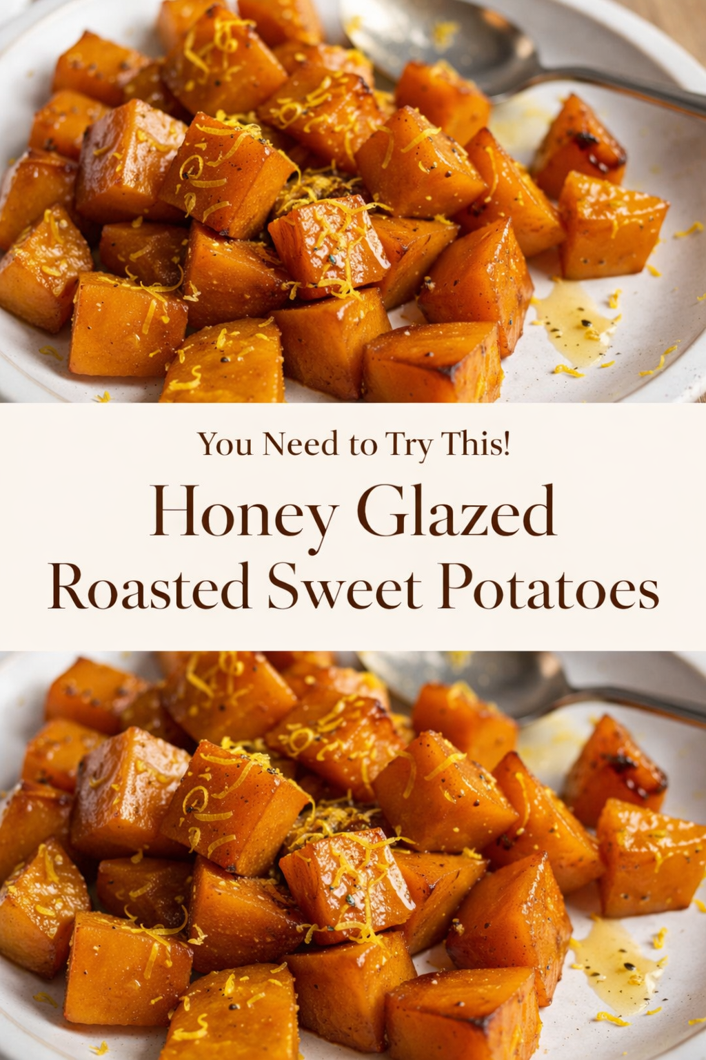Honey Glazed Roasted Sweet Potatoes
