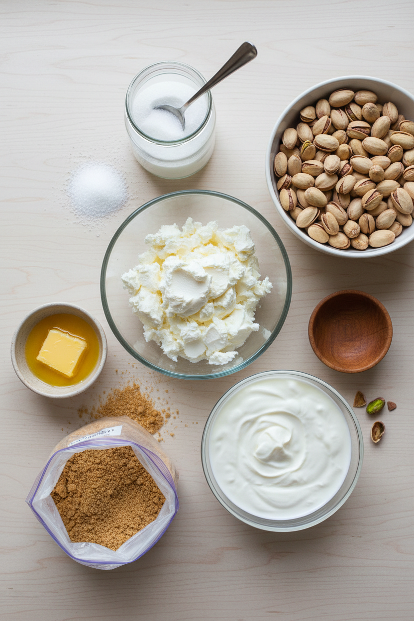 Honey Pistachio Cheesecake Bars I Swear By