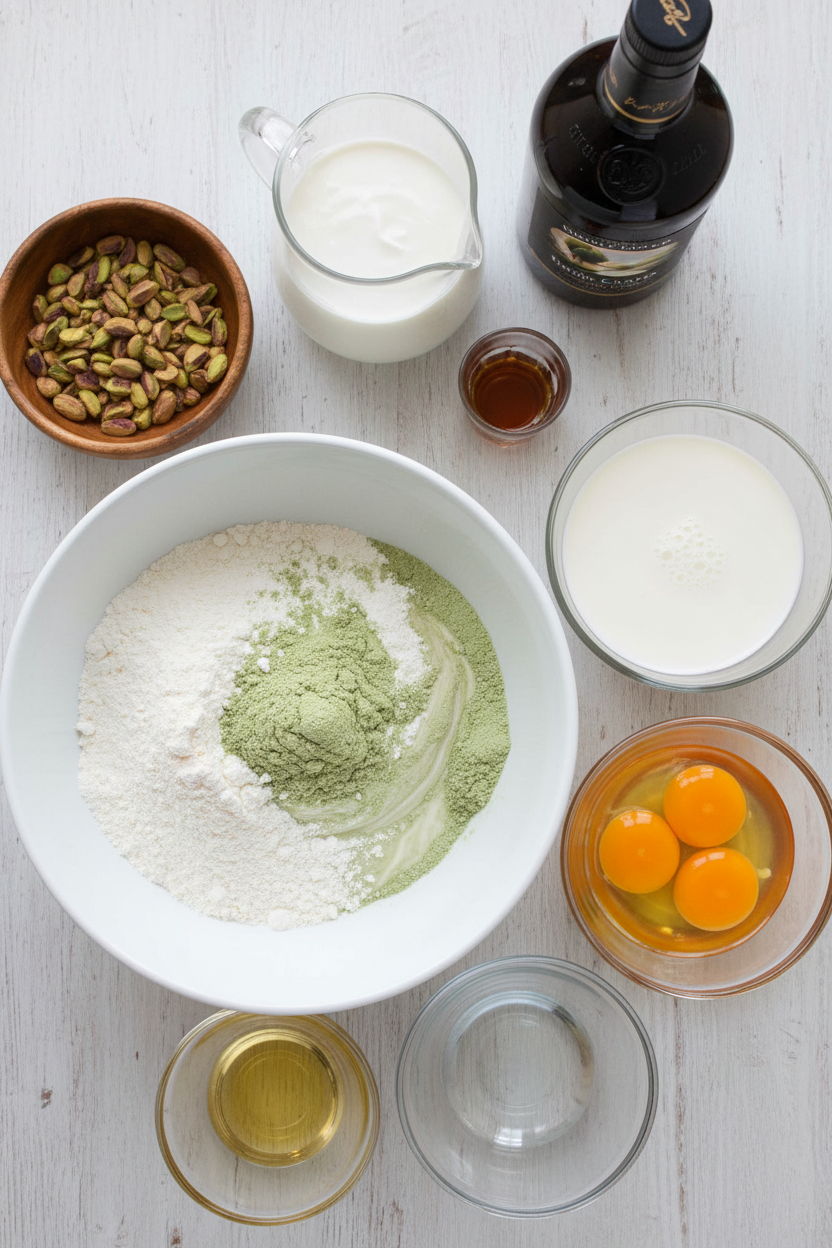 Irish Pistachio Luck Cake