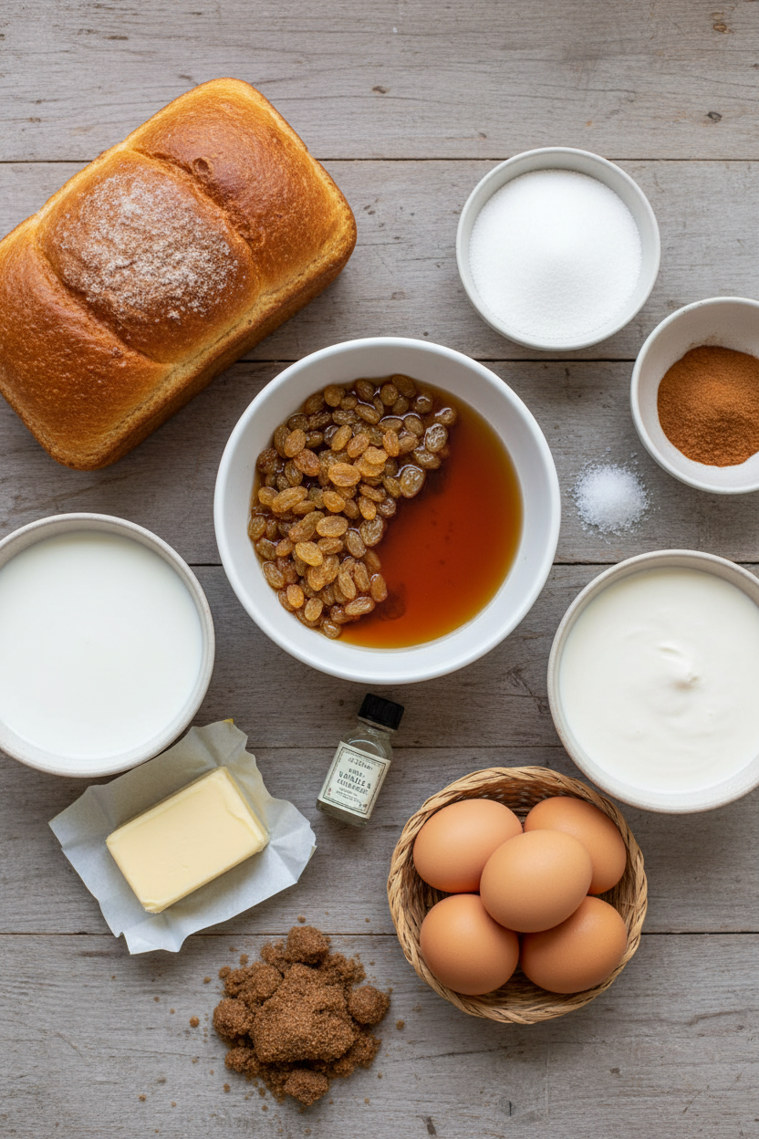 Irish Whiskey Bread Pudding Delight
