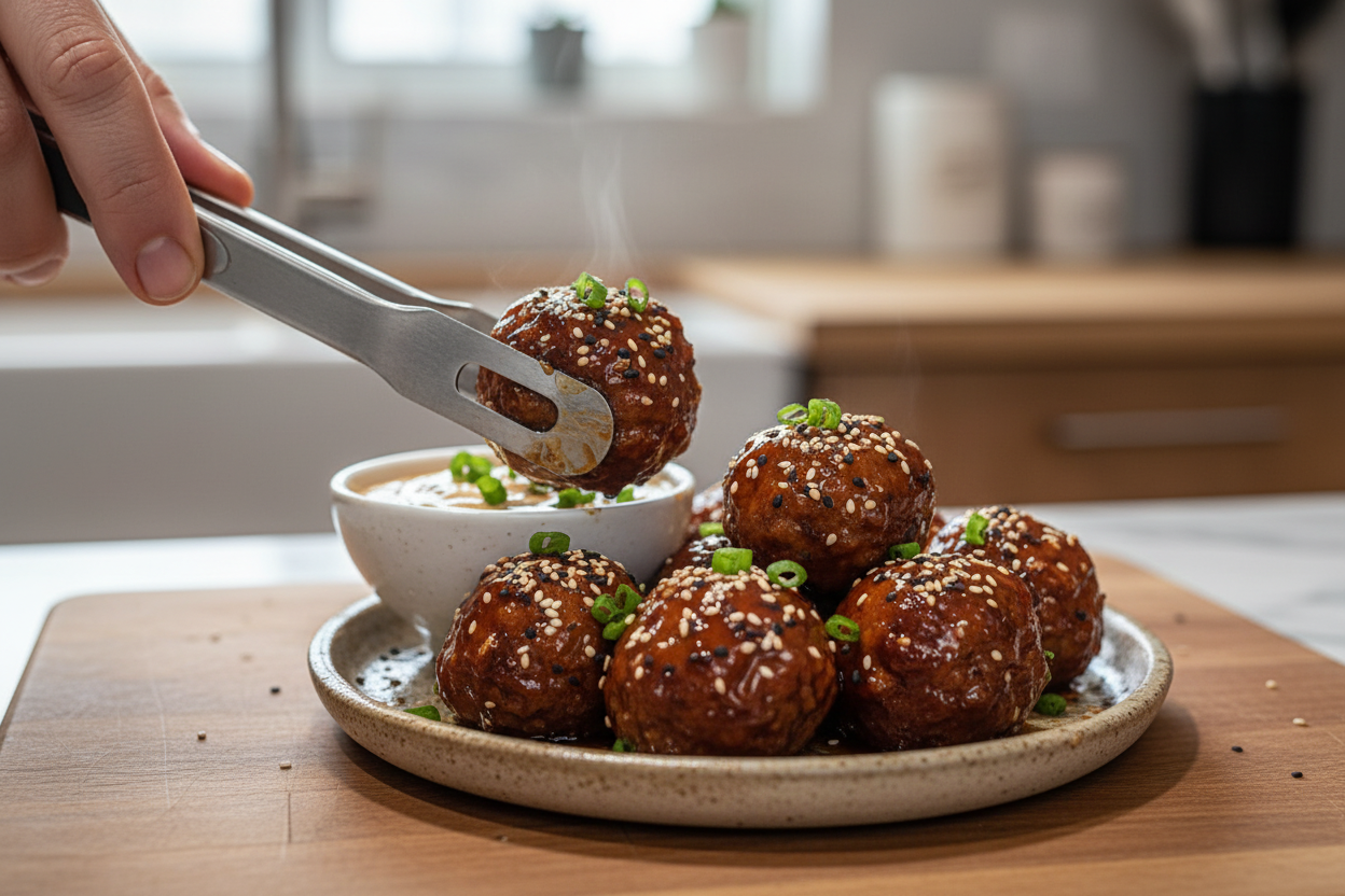 Korean BBQ Meatballs