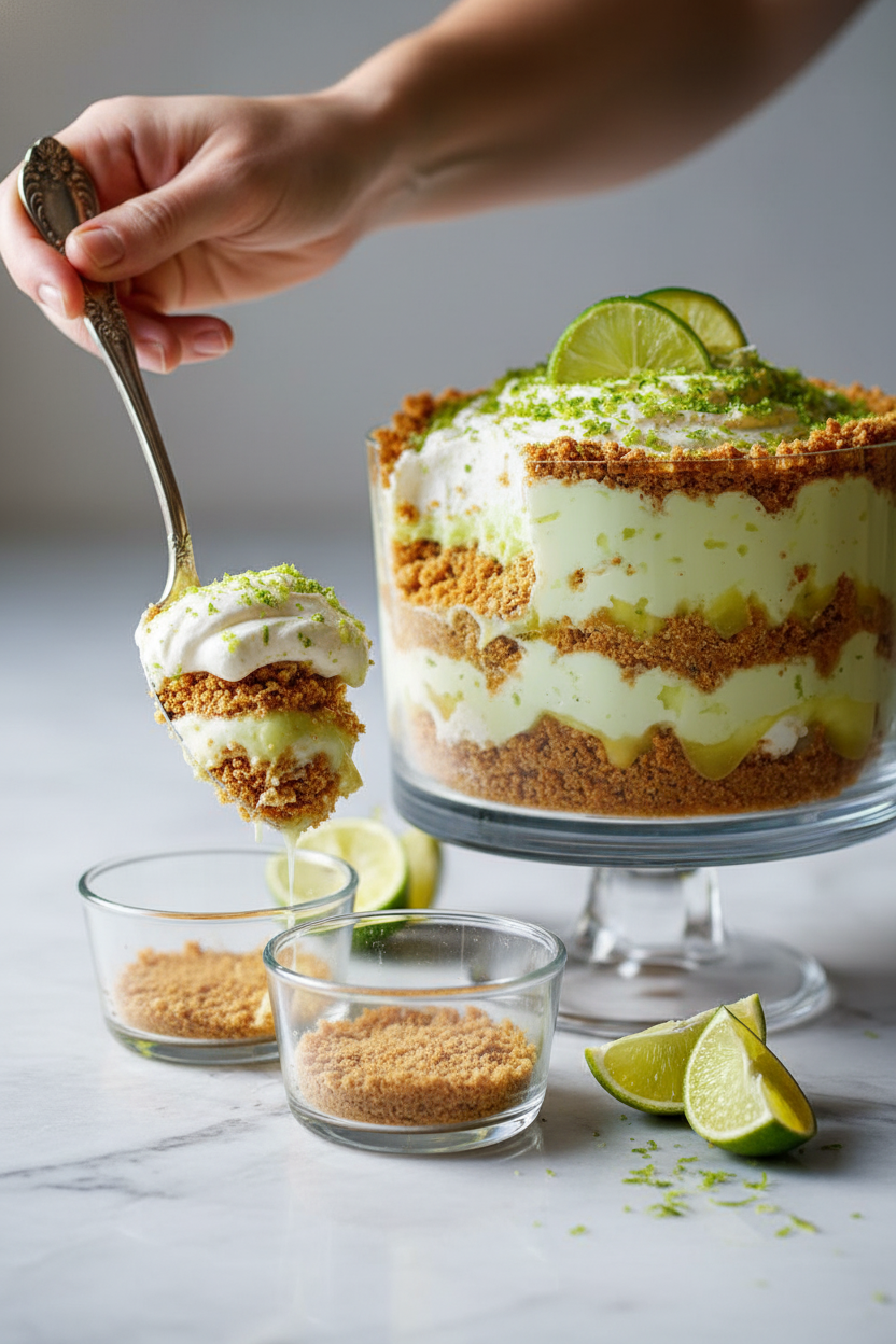 Layered Key Lime Pie Dessert