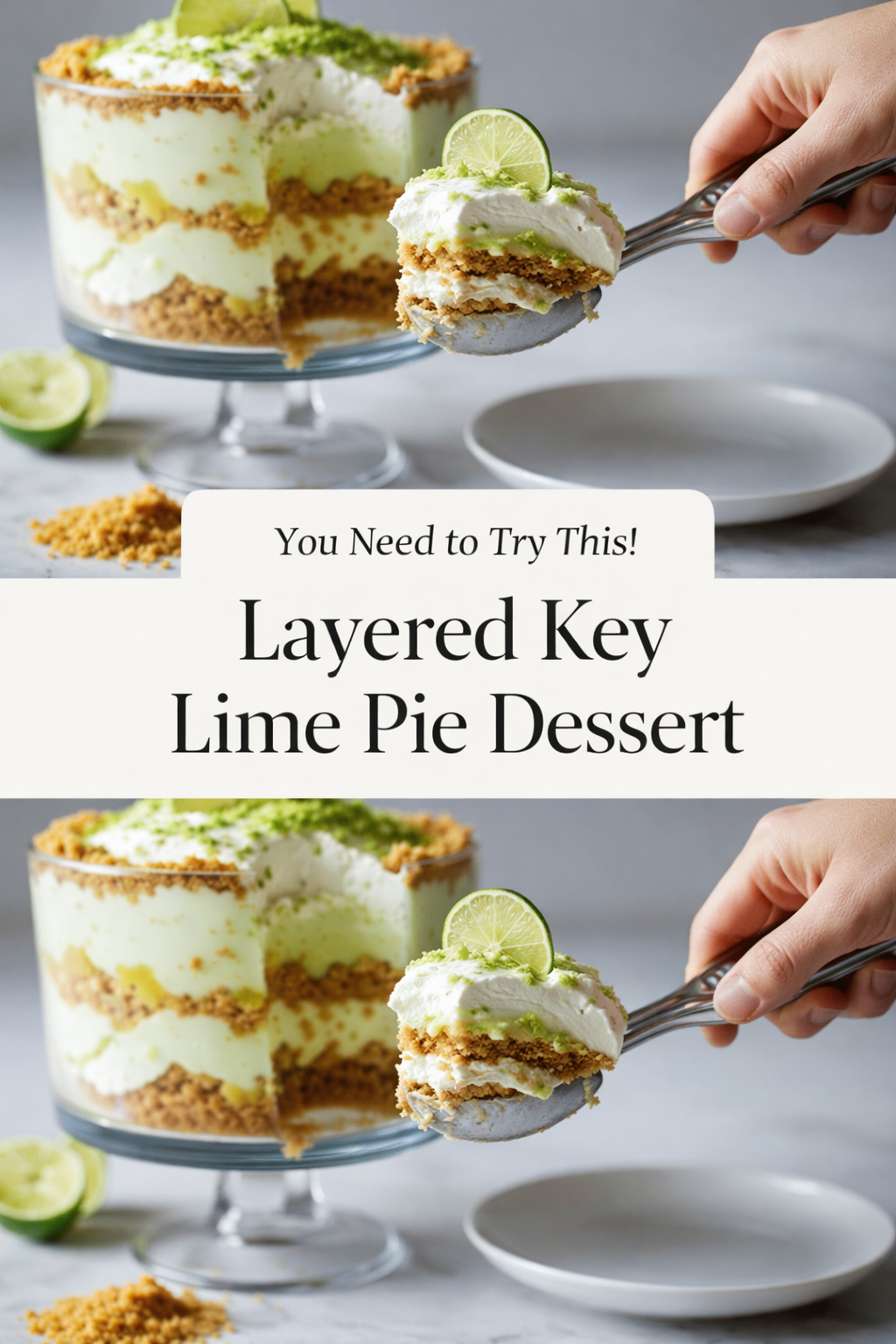 Layered Key Lime Pie Dessert