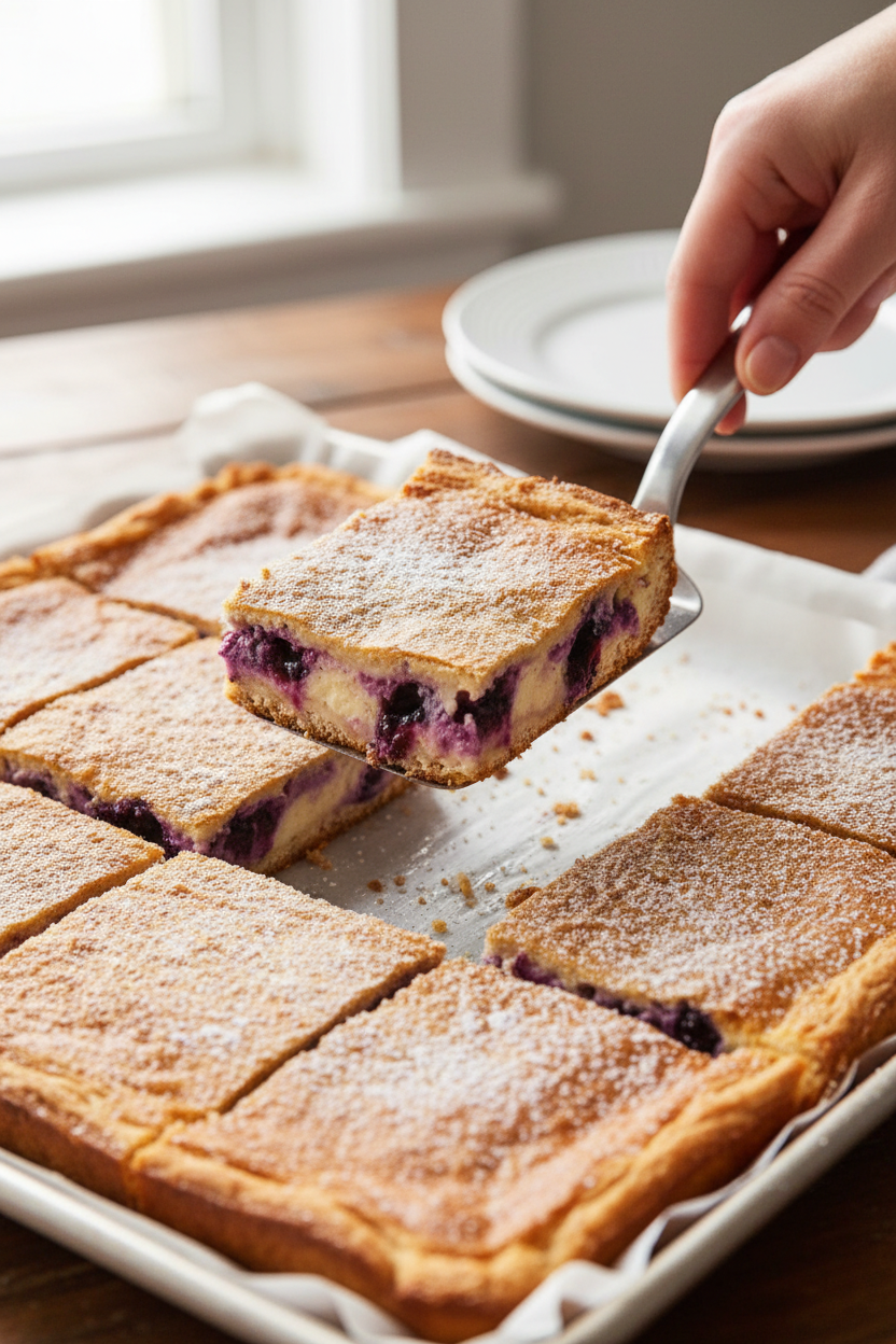 Lemon Blueberry Bliss Cheesecake Bars