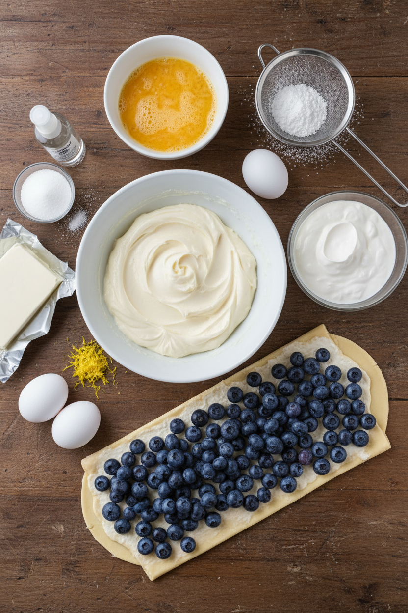 Lemon Blueberry Bliss Cheesecake Bars