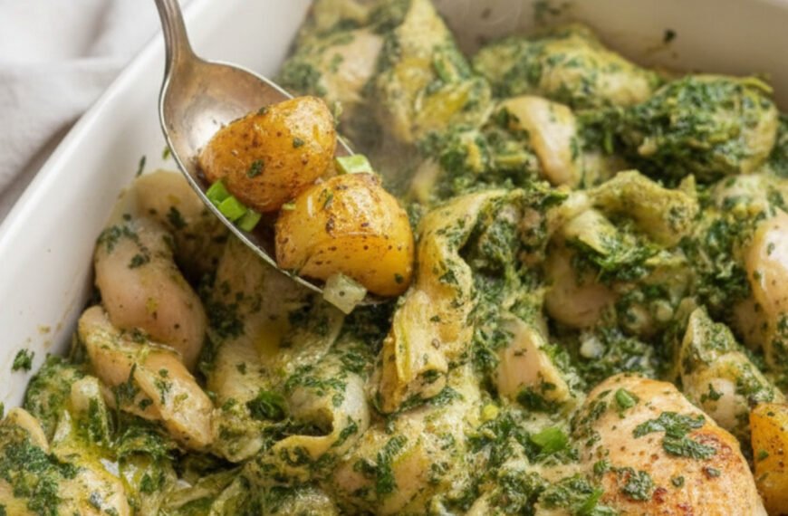 Lemon Herb Roasted Chicken with Potatoes