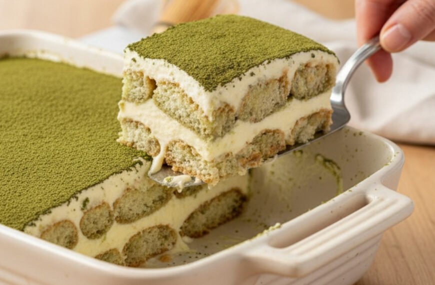 Matcha Mascarpone Cloud Tiramisu