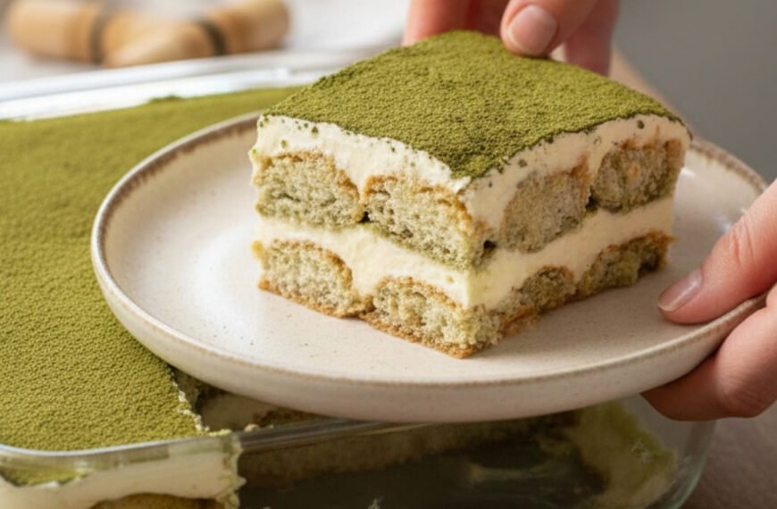 Matcha Mascarpone Cloud Tiramisu
