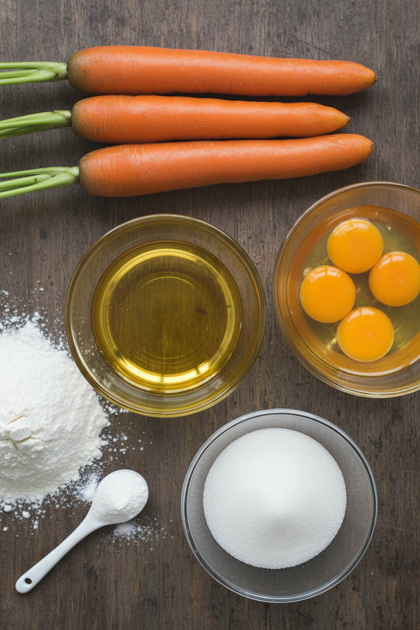 Moist Homemade Carrot Cake with Simple Chocolate Glaze