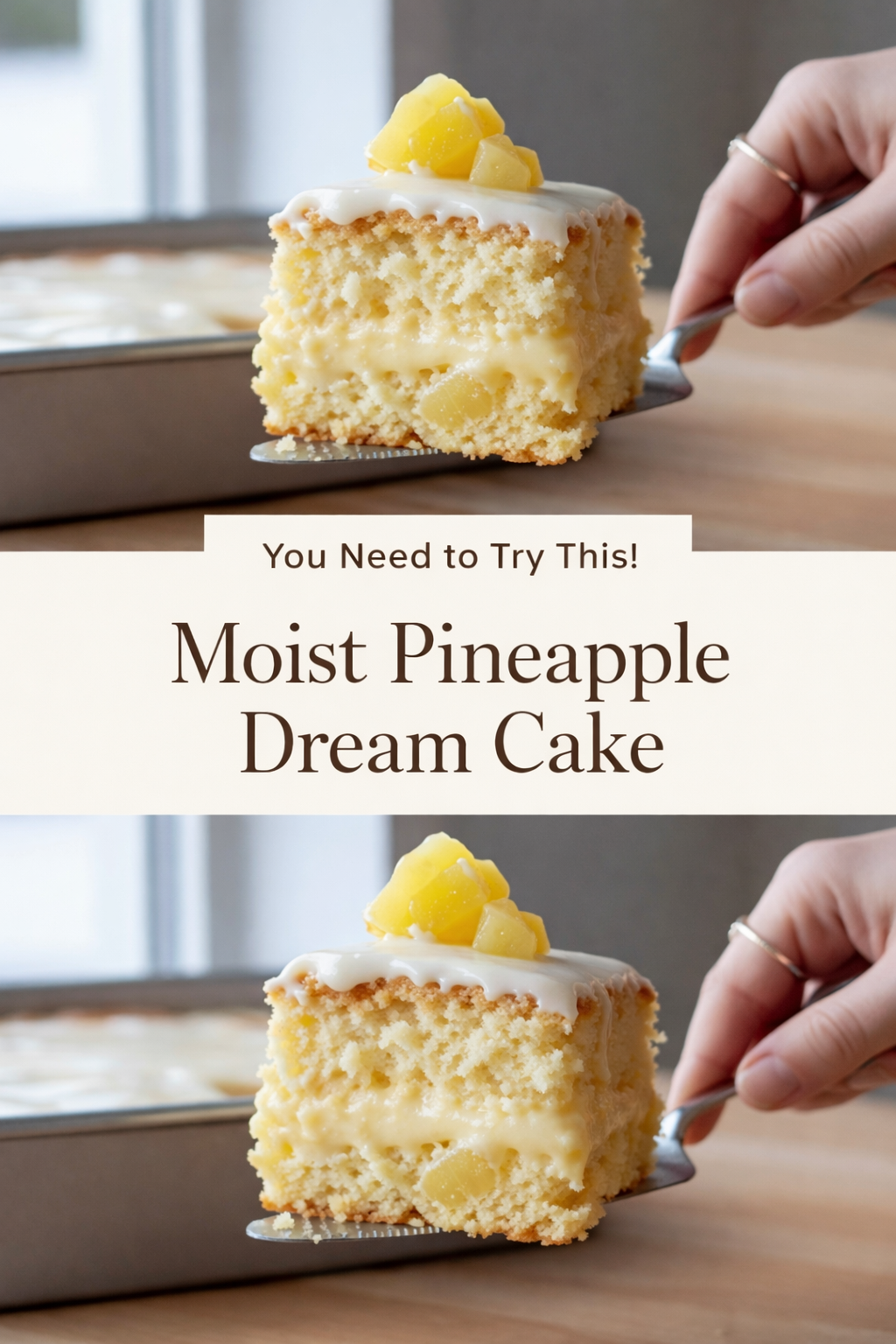 Moist Pineapple Dream Cake
