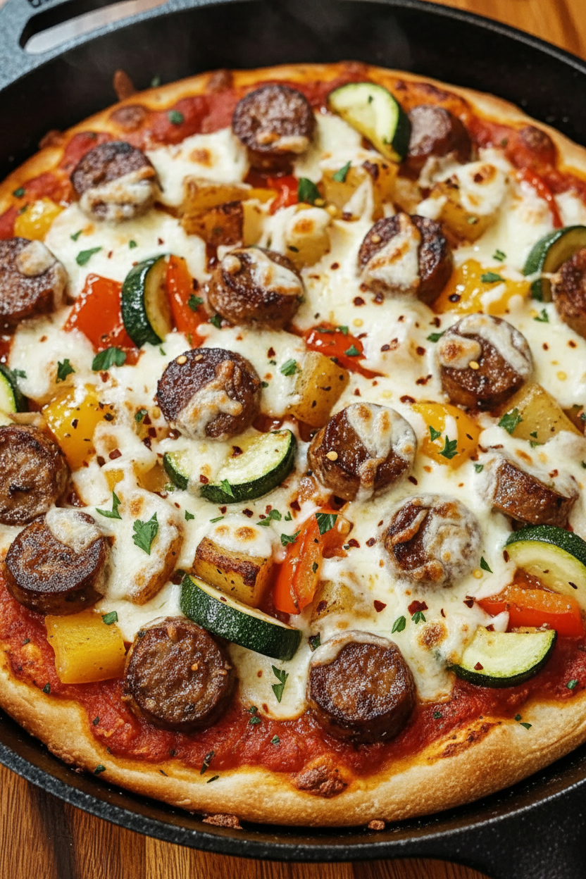 My Cast Iron Skillet Pizza Recipe