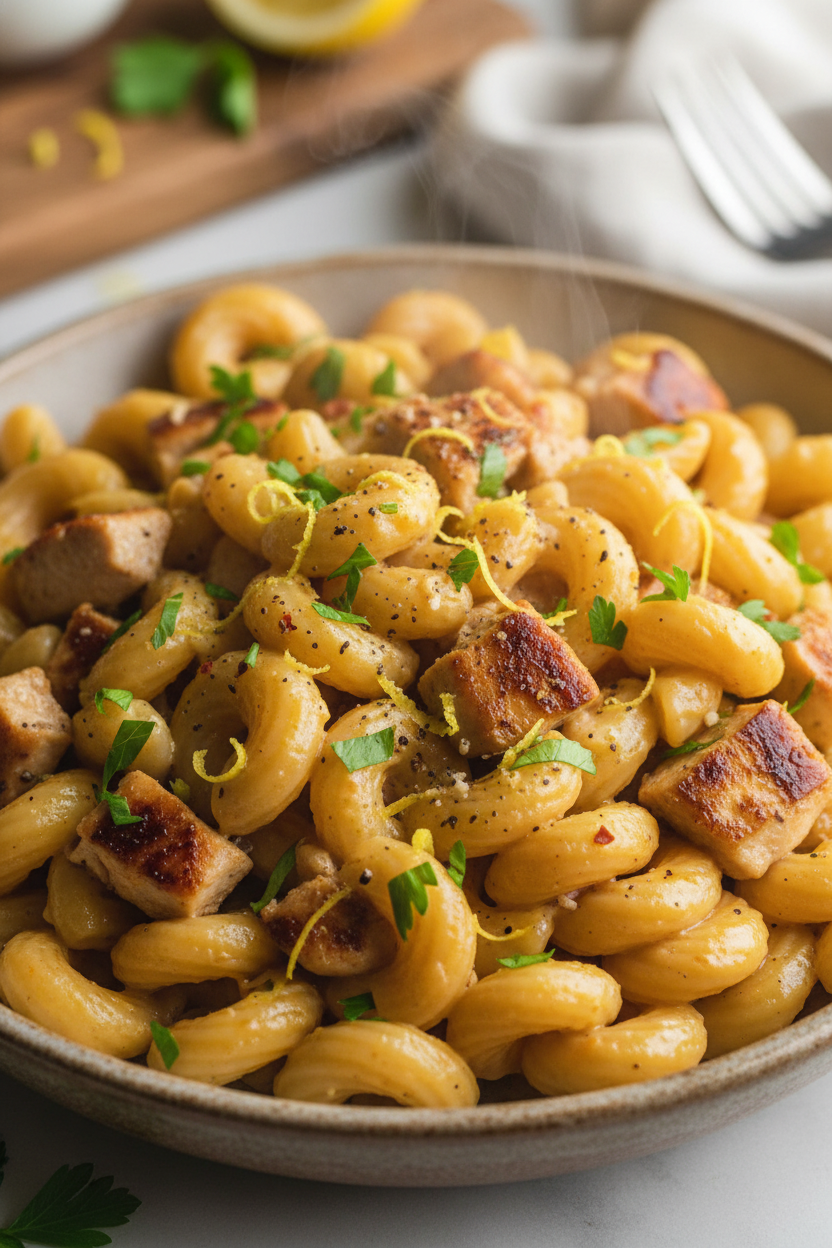 My Cowboy Butter Chicken Pasta with Lemon