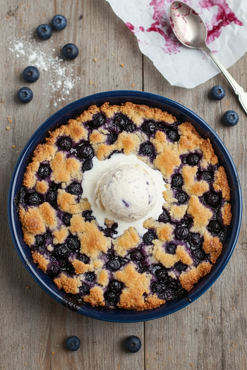 My Favorite Blueberry Buckle Breakfast Bake