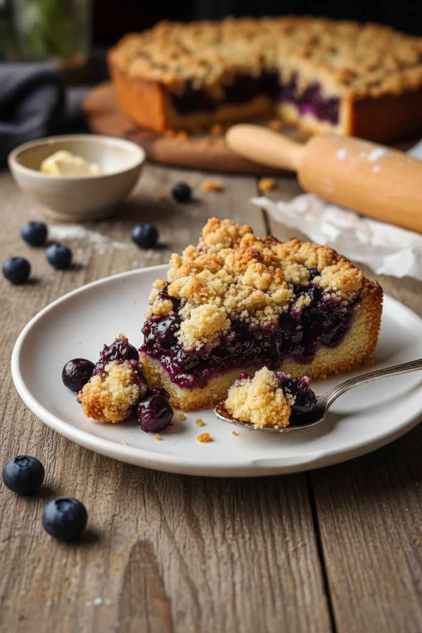 My Favorite Blueberry Streusel Cake Recipe