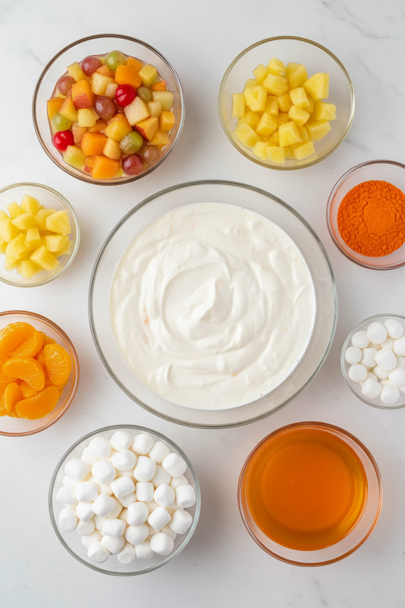 My Favorite Creamy Orange Fruit Salad Recipe