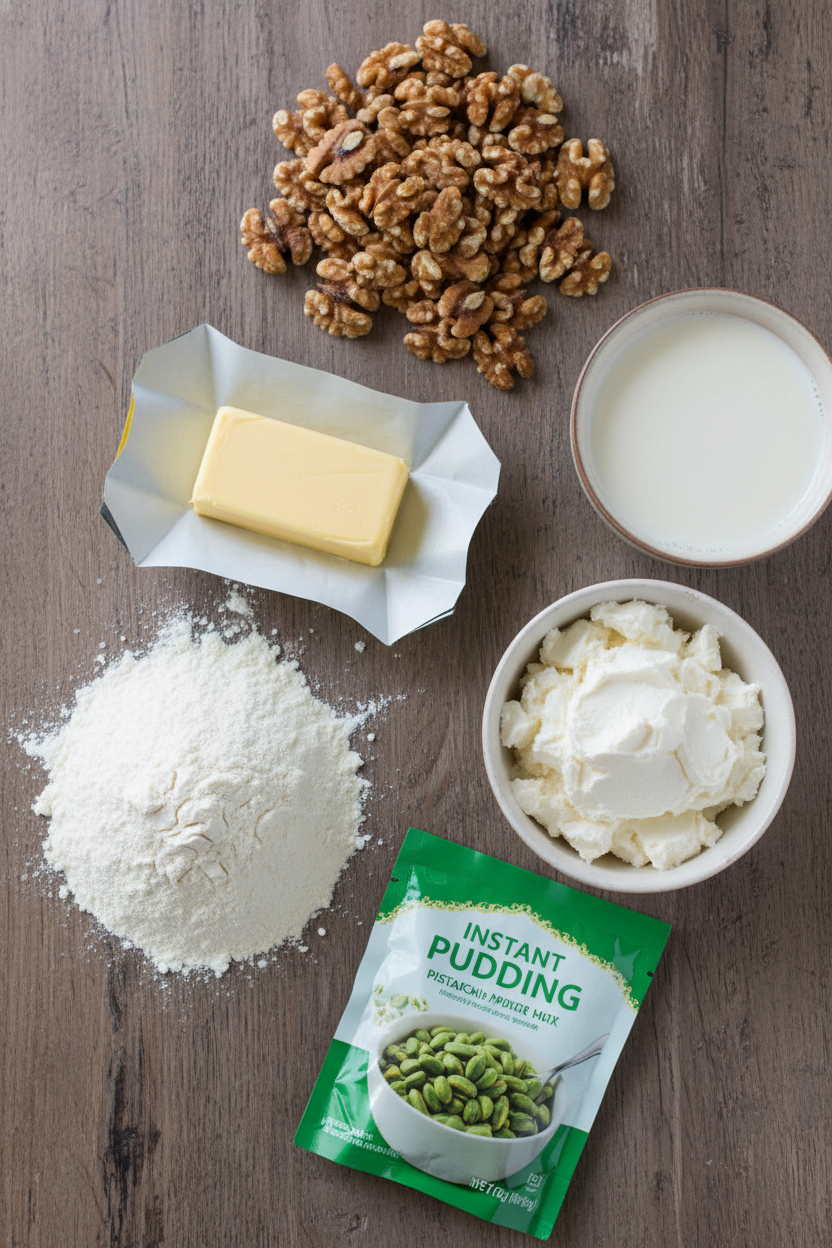My Favorite Creamy Pistachio Pudding Dessert