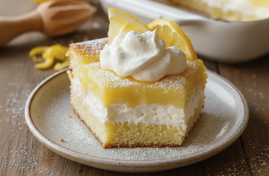 Paul Hollywoods Zesty Lemon Traybake: A Simple One-Bowl Wonder