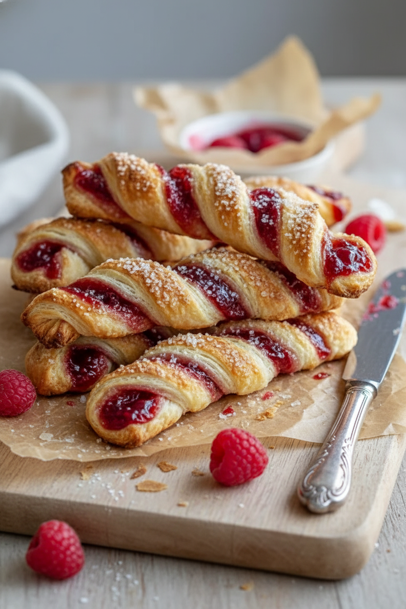 My Favorite Flaky Berry Vanilla Twists